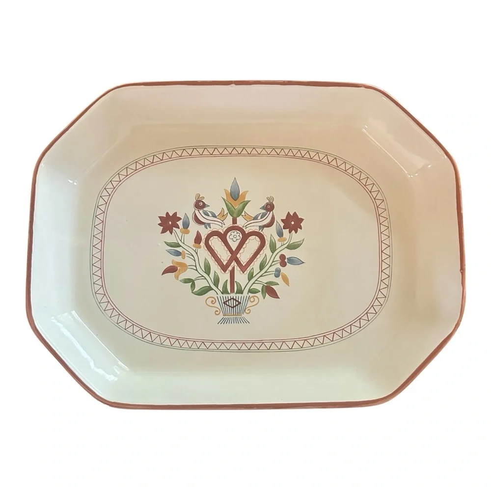 Vintage American Scenic by Raintree 10x13 Baker Casserole Dish